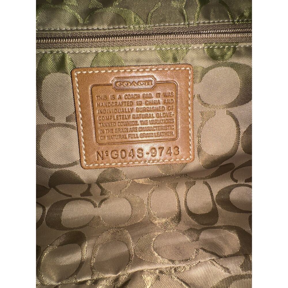 Vintage Coach Soho Hamptons Buckle saddle flap brown shoulder bag - Picture 2 of 10